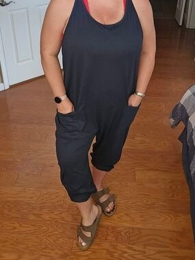 Zyia Navy Newport Downtime Jumpsuit RC